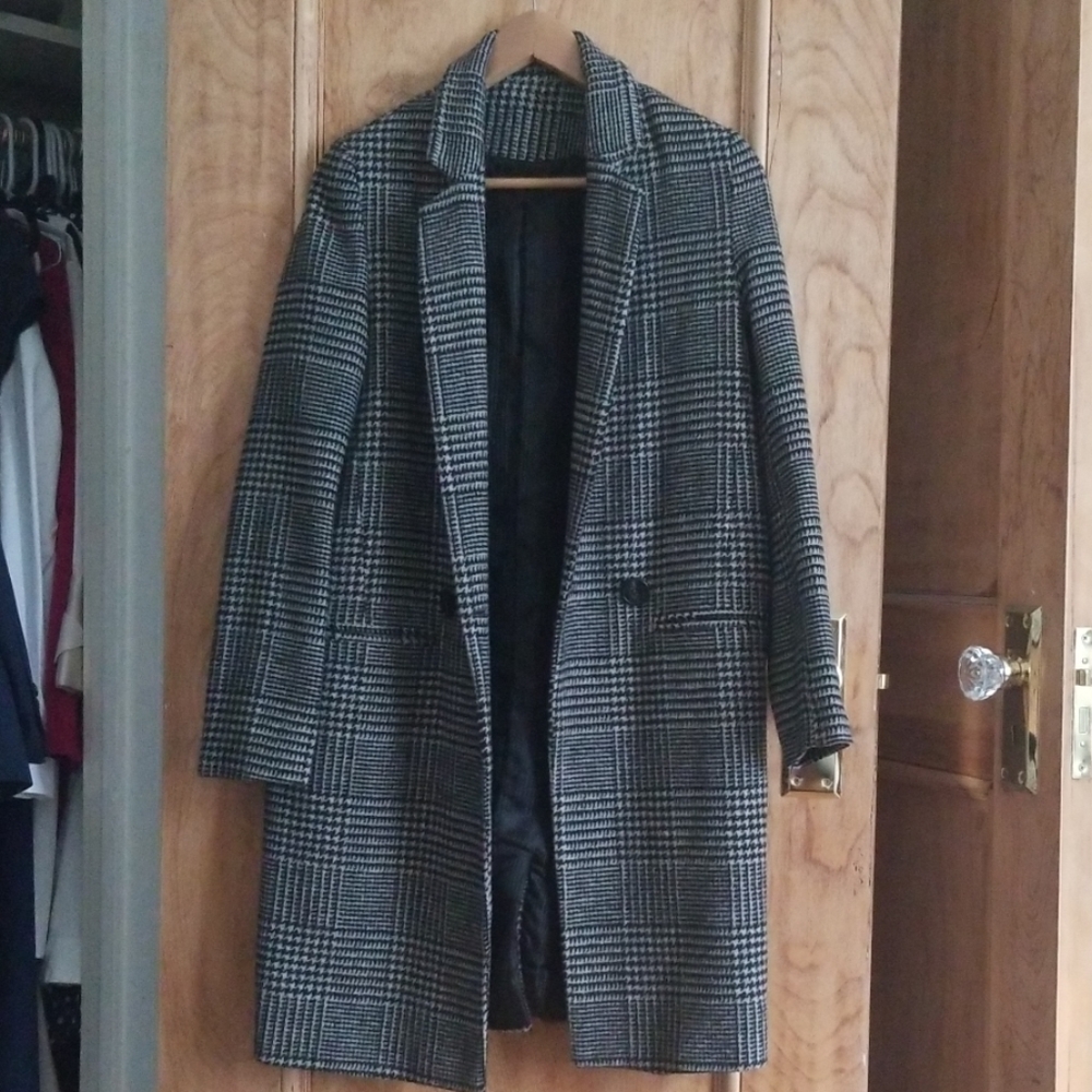 Plaid Overcoat